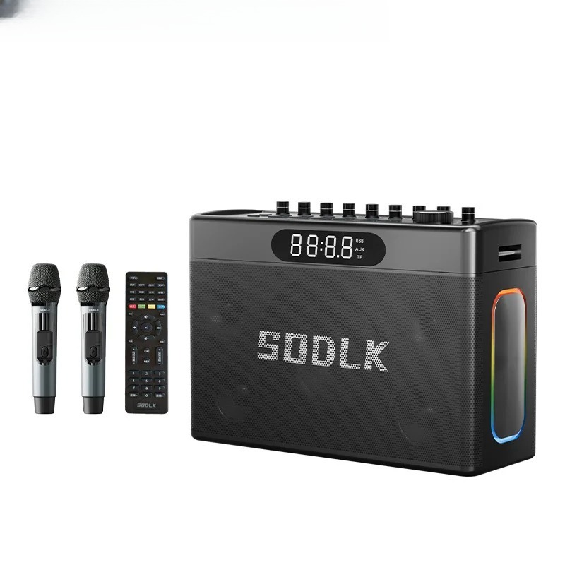 Outdoor Power Plus - เครื่องคาราโอเกะ SODLK S1127 PLUS ลำโพงพกพาสำหรับใช้งานกลางแจ้ง กำลังขับ