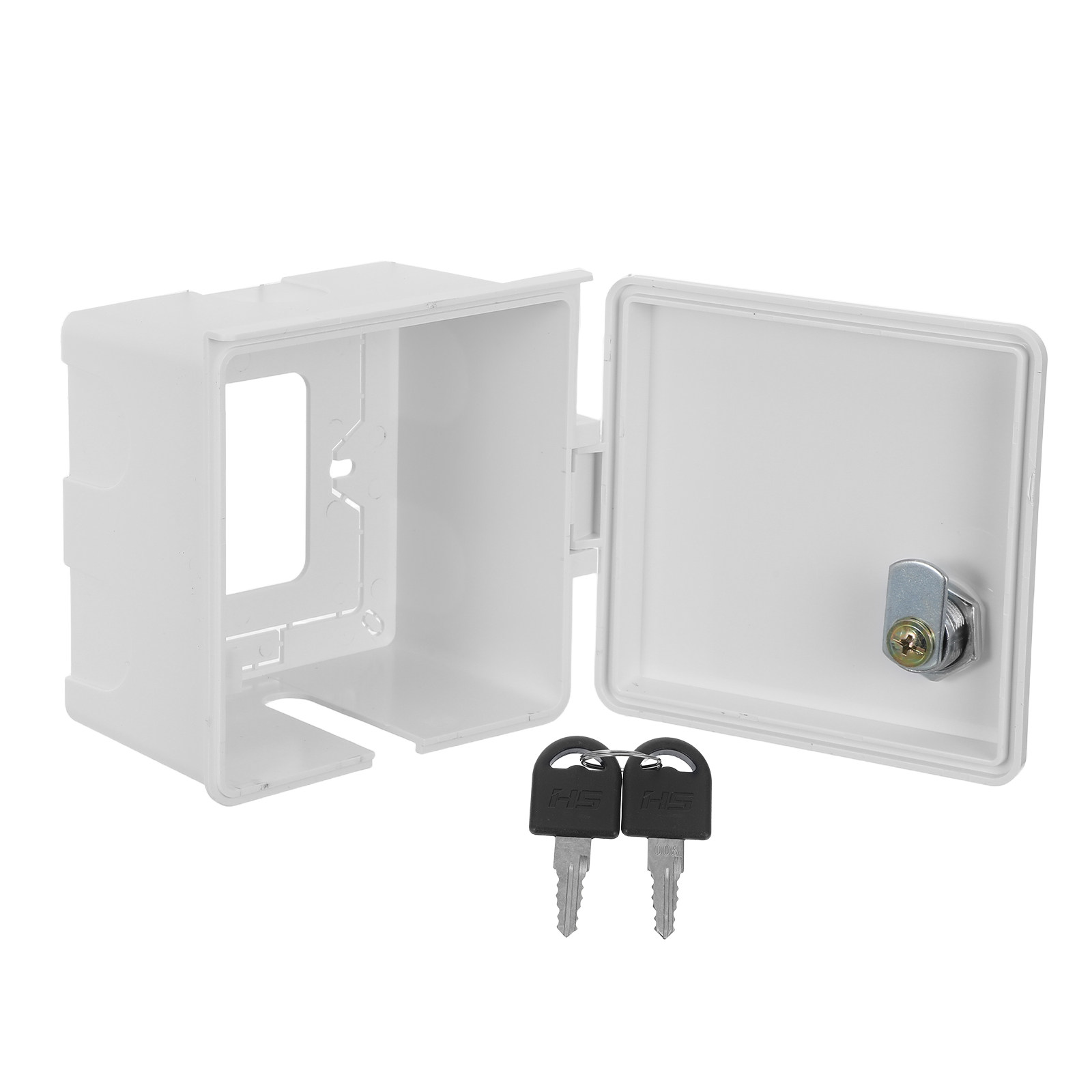 Outdoor Power Outlet - ฝาครอบกล่องเต้ารับกันน้ำพร้อมกุญแจล็อค ฝาครอบเต้ารับไฟฟ้ากลางแจ้ง ฝาครอบเต้ารับไฟฟ้ากันน้ำพร้อมกล่องใส่เต้ารับแบบมีกุญแจล็อค