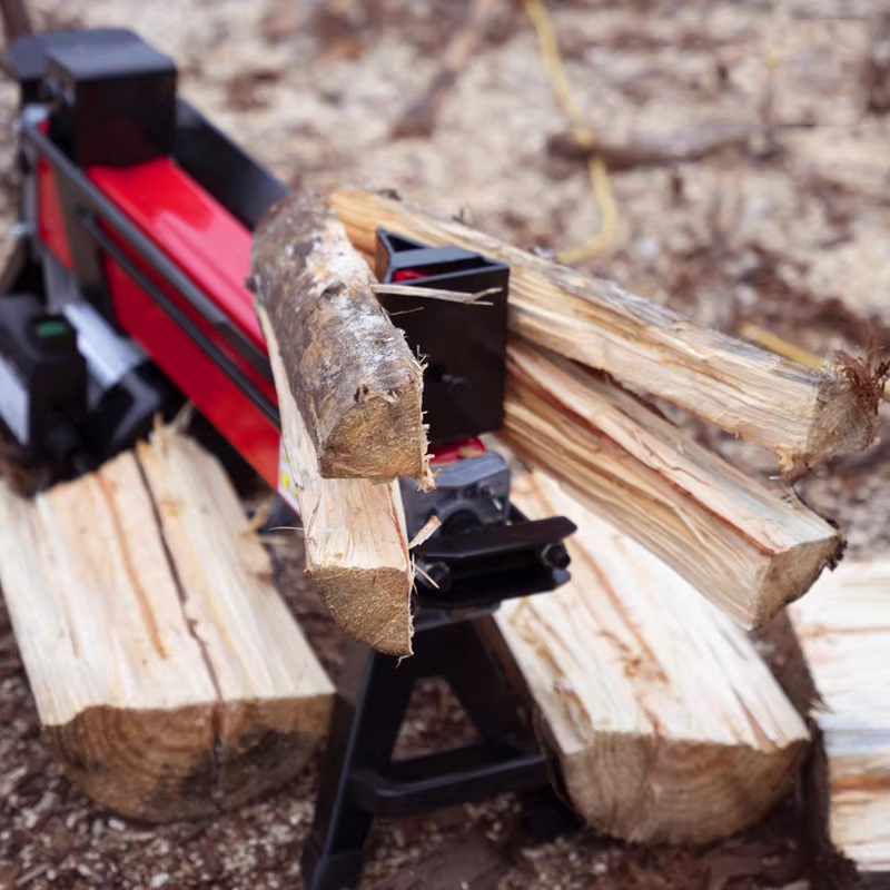Log Splitter Electric - เครื่องผ่าฟืนไฮดรอลิก 4/6/8 ตัน เครื่องผ่าฟืนไฟฟ้า กำลังลดราคา ดีไซน์ใบมีดเดี่ยว