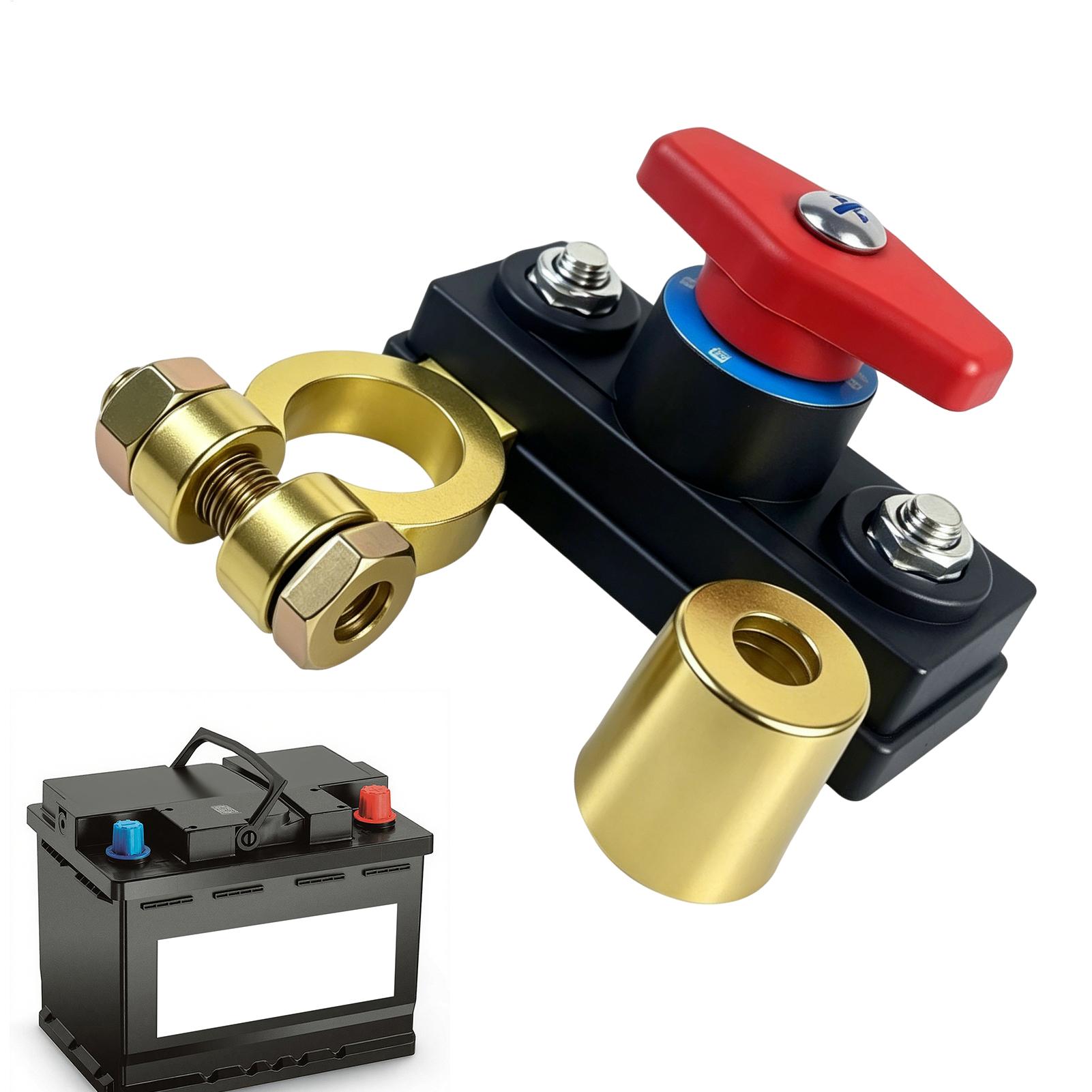 Outdoor Power Disconnect - สวิตช์ตัดการเชื่อมต่อแบตเตอรี่รถยนต์แบบปรับได้ พร้อมระบบส่งกำลังที่เสถียร สำหรับรถยนต์ซีดาน SUV RV เรือ