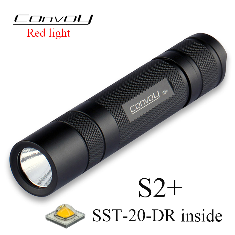 Outdoor Power Plus - แสงสีแดงขบวน S2บวกกับ SST-20-DR นำไฟฉาย18650 linterna ตั้งแคมป์หลอดไฟตกปลา