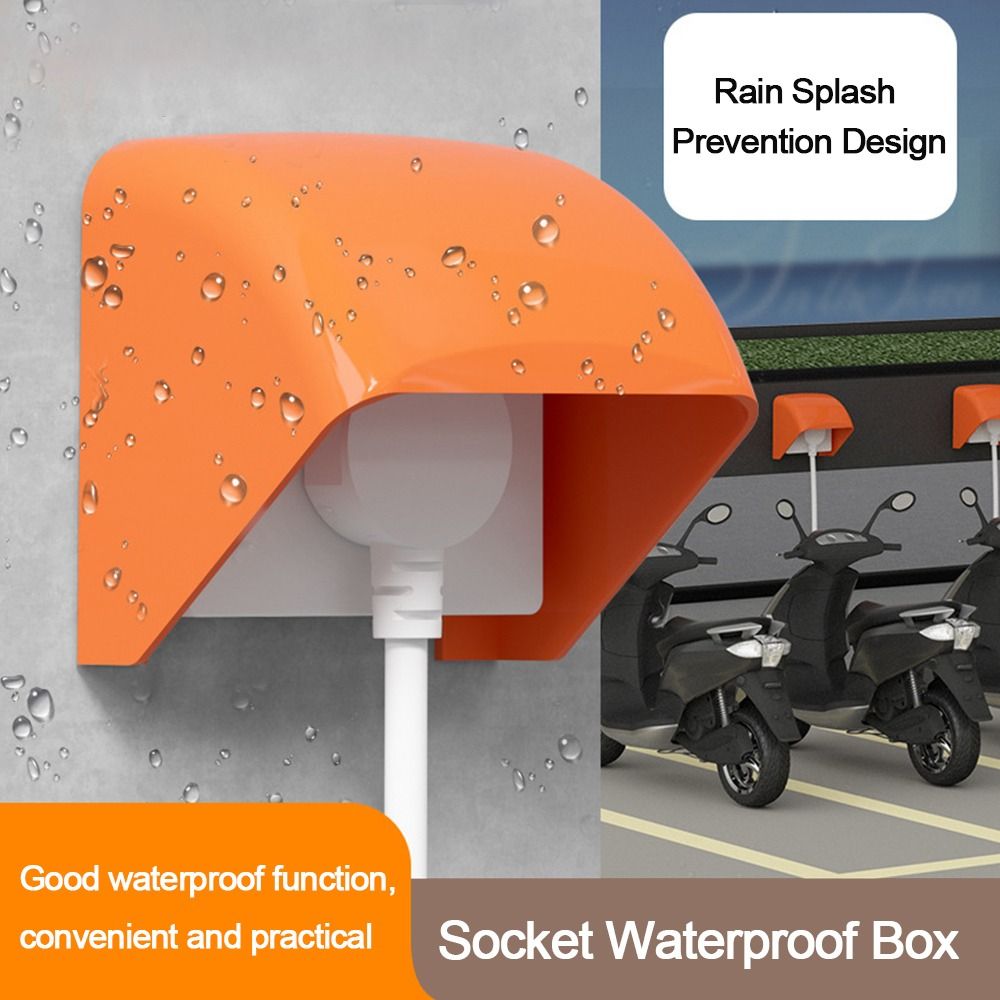 Outdoor Power Outlet - ฝาครอบป้องกันสวิตช์แบบ 86 สำหรับเต้ารับกลางแจ้ง กล่องกันน้ำสำหรับห้องน้ำ กล่องป้องกันเต้ารับไฟฟ้าจากฝน