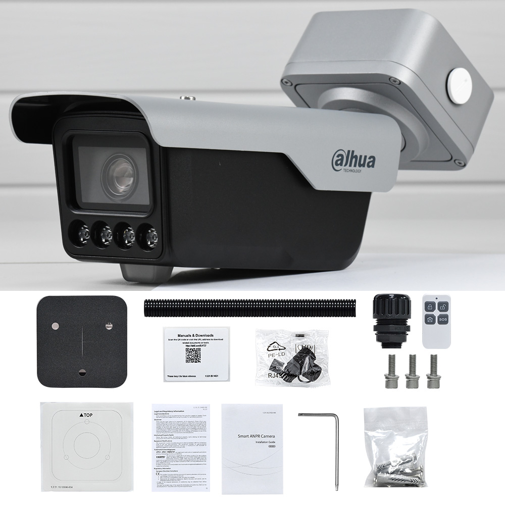 Outdoor Power Disconnect - กล้องวงจรปิด Dahua 4MP ANPR LPR แบบกระบอก