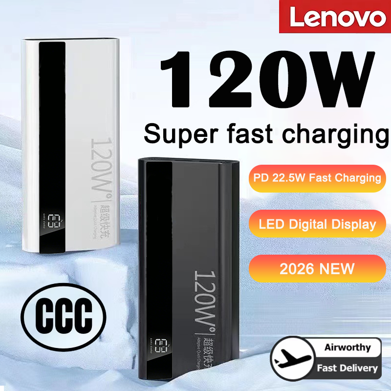 Outdoor Power Adapter Usb C - เลอโนโว 1000000mAh พาวเวอร์แบงค์ความจุขนาดใหญ่ 120W ชาร์จเร็ว พร้อมหน้าจอดิจิตอล