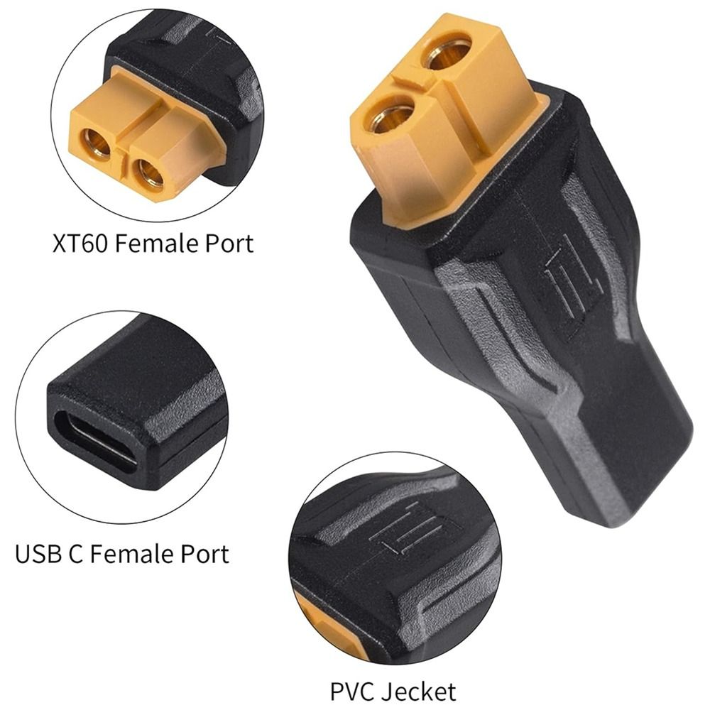 5525 7450 USB C ถึง XT60 อะแดป - Outdoor Power Adapter Usb C บทวิจารณ์และราคา