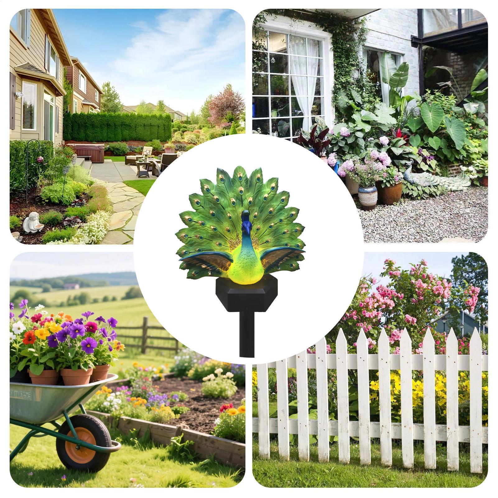 ประติมากรรมนกพลังงานแสงอาทิตย์ - Outdoor Yard Power Stake บทวิจารณ์และราคา