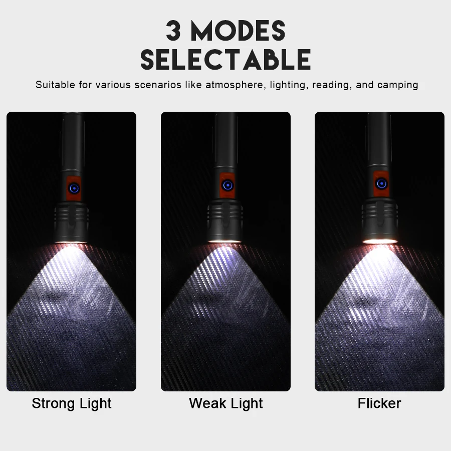 ไฟฉาย LED พลังงานสูงไฟฉายแบบชา - Outdoor Power For Lights บทวิจารณ์และราคา