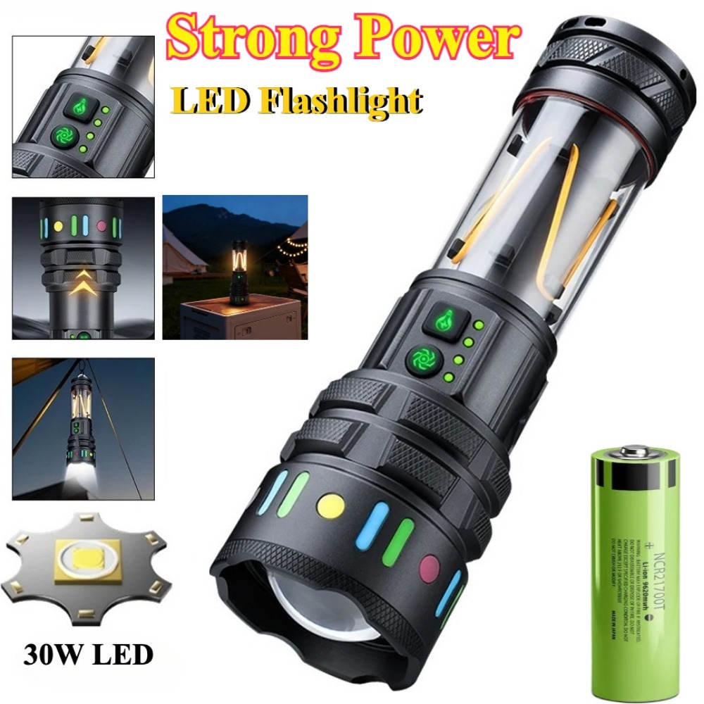 ไฟฉาย LED สว่างพิเศษทรงพลัง ชา - Outdoor Power For Lights บทวิจารณ์และราคา