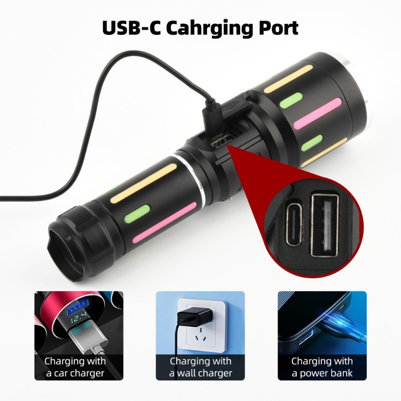 ไฟฉายเรืองแสงแสงสีขาวกำลังสูงแ - Outdoor Power For Lights บทวิจารณ์และราคา