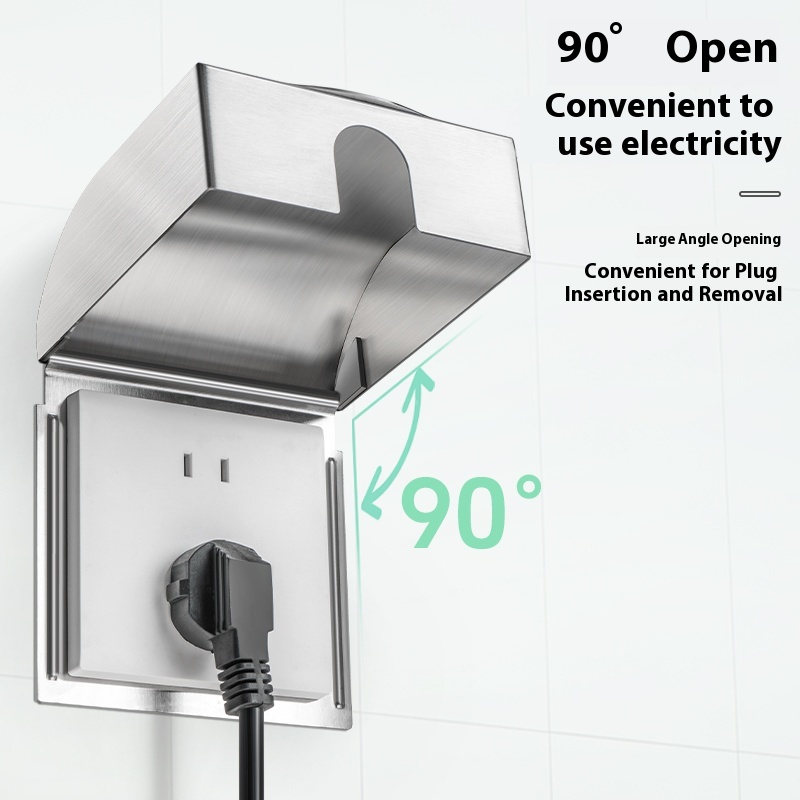 กล่องกันน้ำ 86 ช่อง 304 สแตนเล - Outdoor Power Outlet บทวิจารณ์และราคา