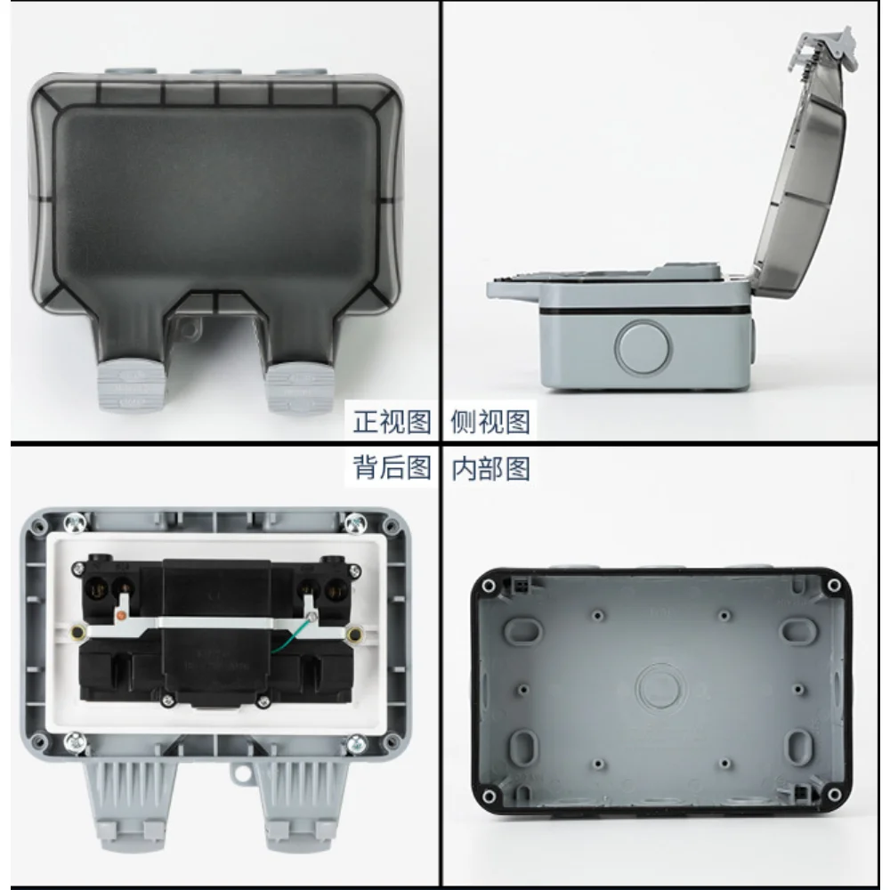 EU KR ผนังกลางแจ้งซ็อกเก็ตกันน - Outdoor Power Plus บทวิจารณ์และราคา
