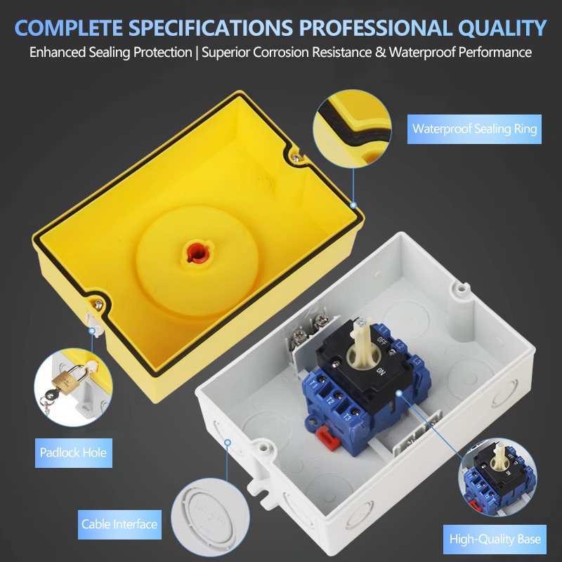 สวิตช์เปลี่ยนวงจรแบบหมุนอเนกปร - Outdoor Power Disconnect บทวิจารณ์และราคา