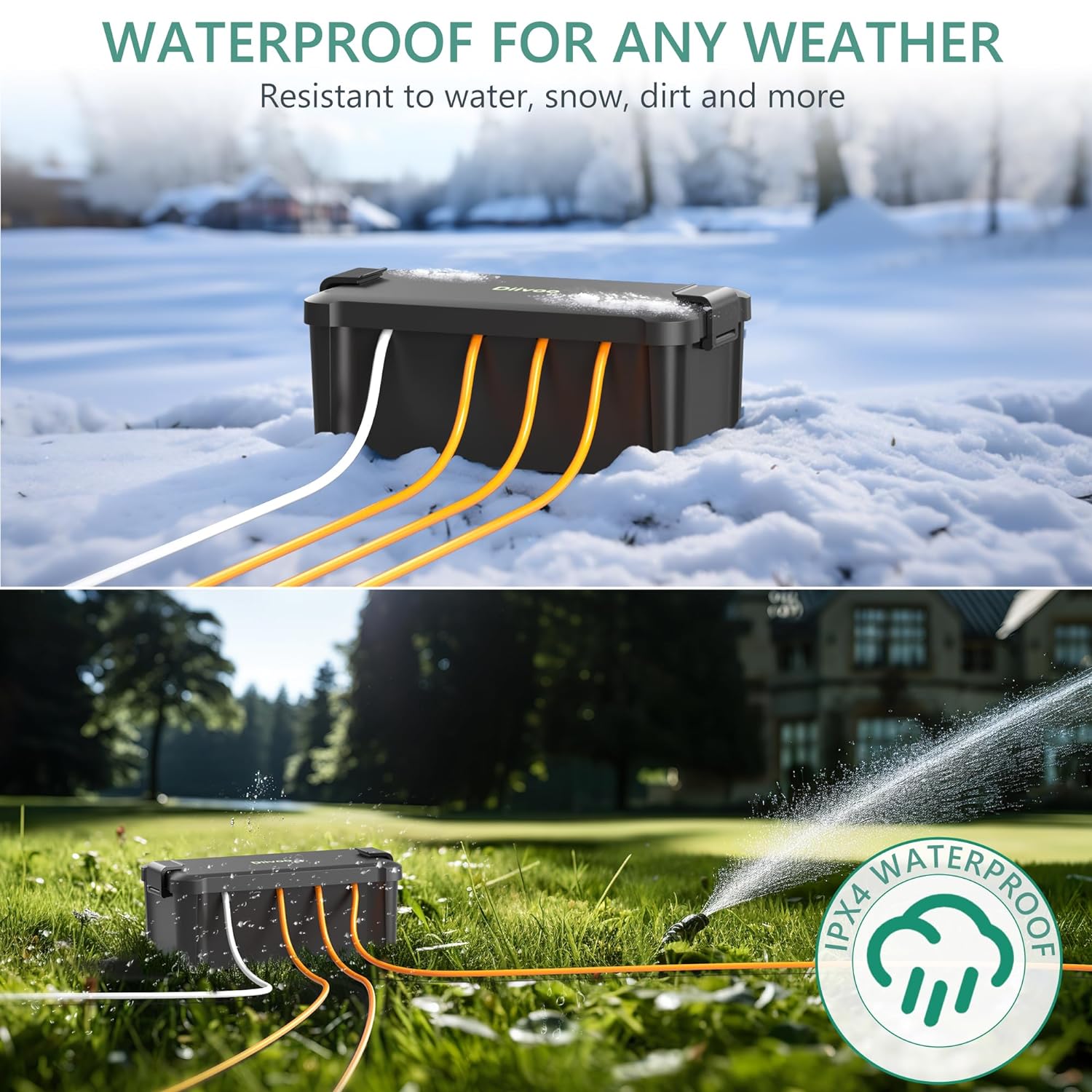 Diivoo กล่องไฟฟ้ากันน้ํากลางแจ - Outdoor Power Outlet บทวิจารณ์และราคา