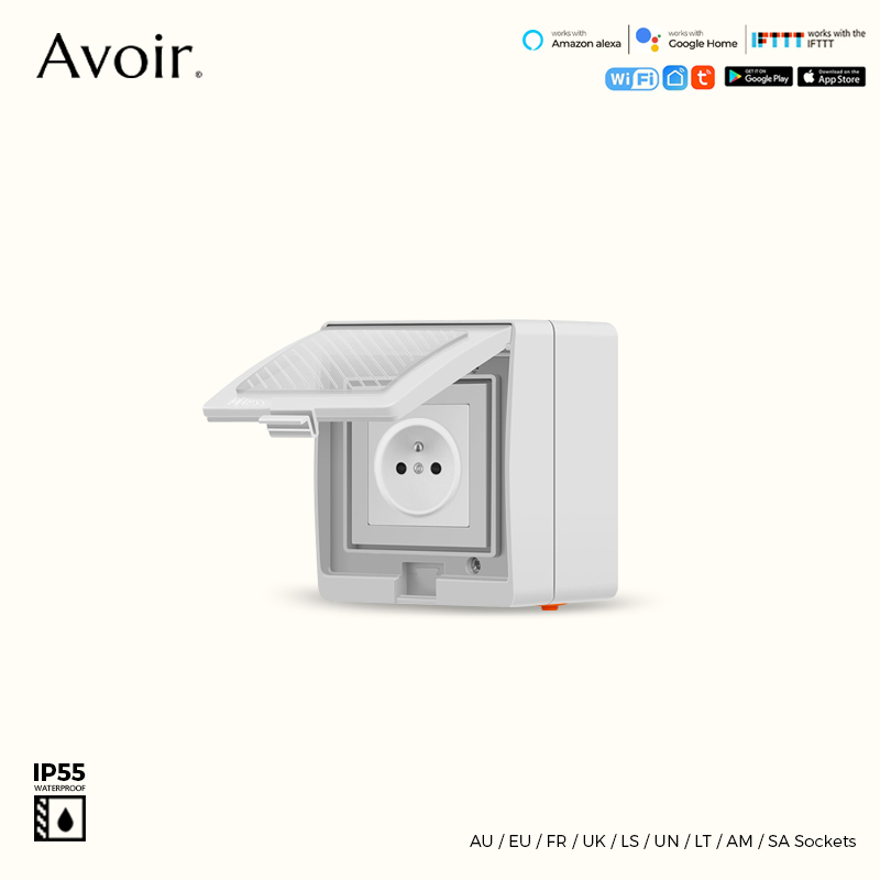 Avoir Tuya สมาร์ทซ็อกเก็ต Wifi - Outdoor Power Outlet Not Working บทวิจารณ์และราคา