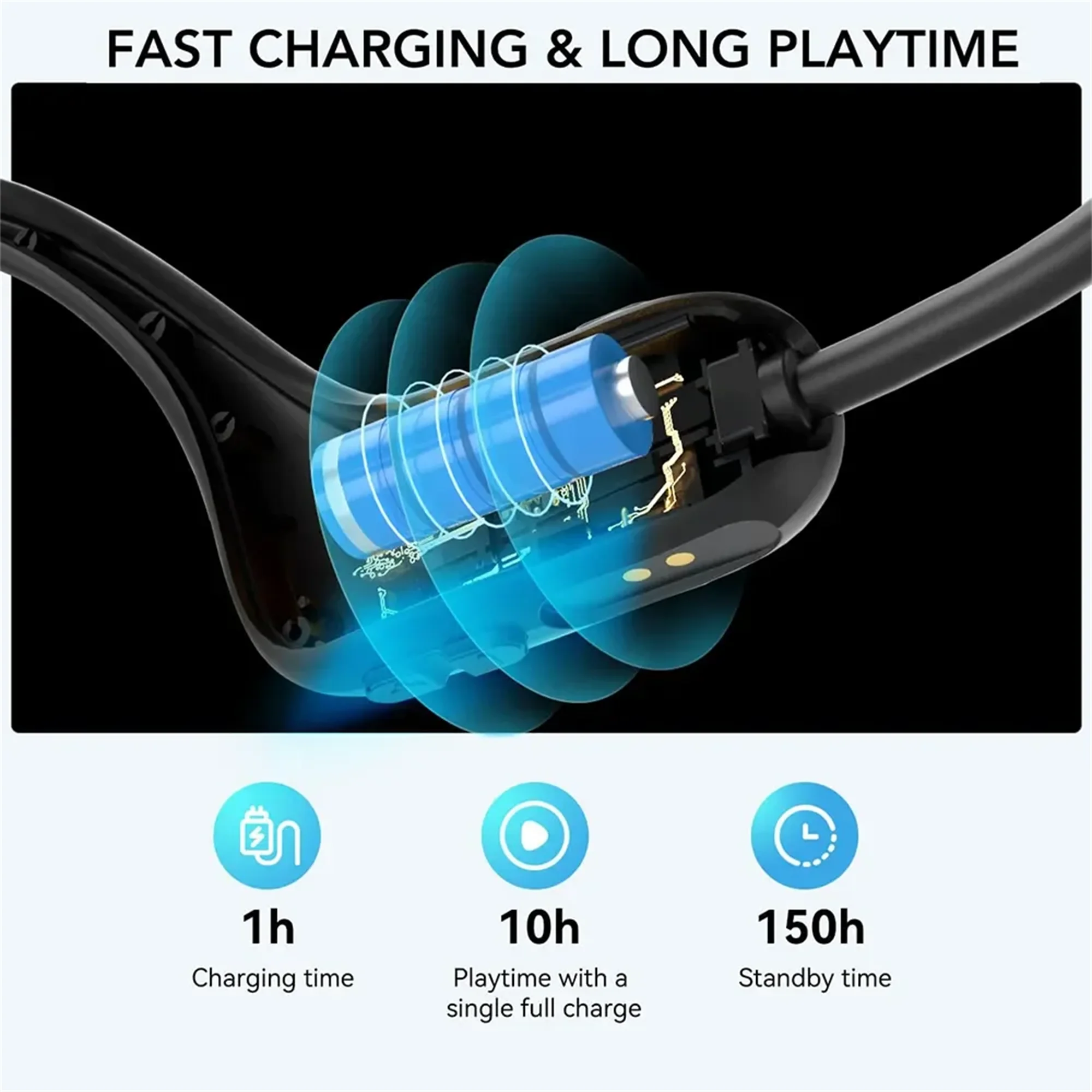 หูฟังบลูทูธ NUROUM แบบคล้องคอ  - Outdoor Power Adapter Usb C บทวิจารณ์และราคา