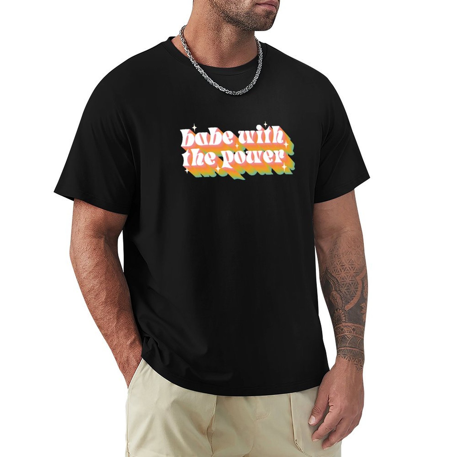 เสื้อยืด Babe with the Power ไ - Outdoor Power Plus บทวิจารณ์และราคา