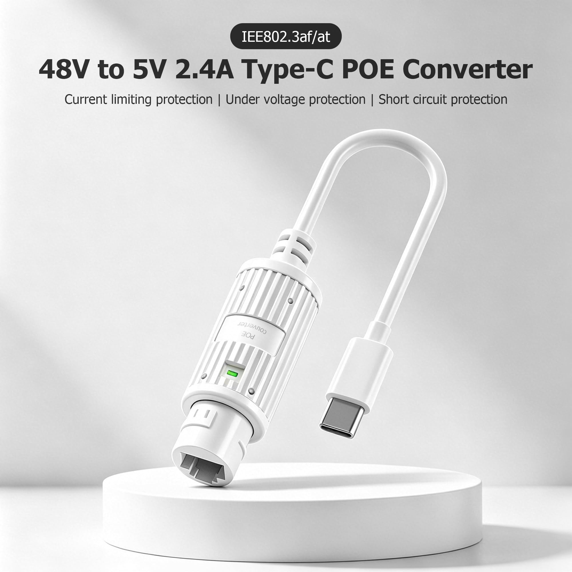 ตัวแปลงไฟ POE เป็น USB-C สำหรั - Outdoor Power Adapter Usb C บทวิจารณ์และราคา
