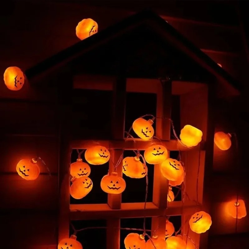 ไฟประดับฟักทองฮาโลวีนแบบใช้แบต - Outdoor Power For Lights บทวิจารณ์และราคา