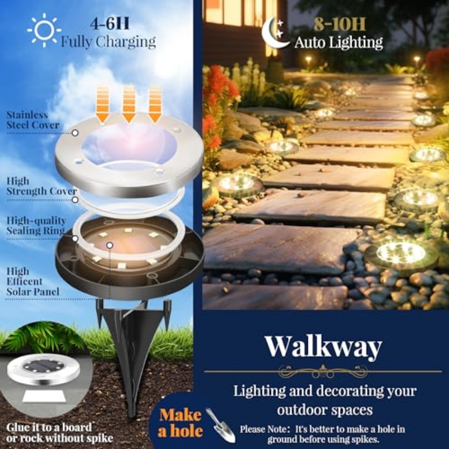 ไฟพื้นพลังงานแสงอาทิตย์ ไฟโซลา - Outdoor Power For Lights บทวิจารณ์และราคา