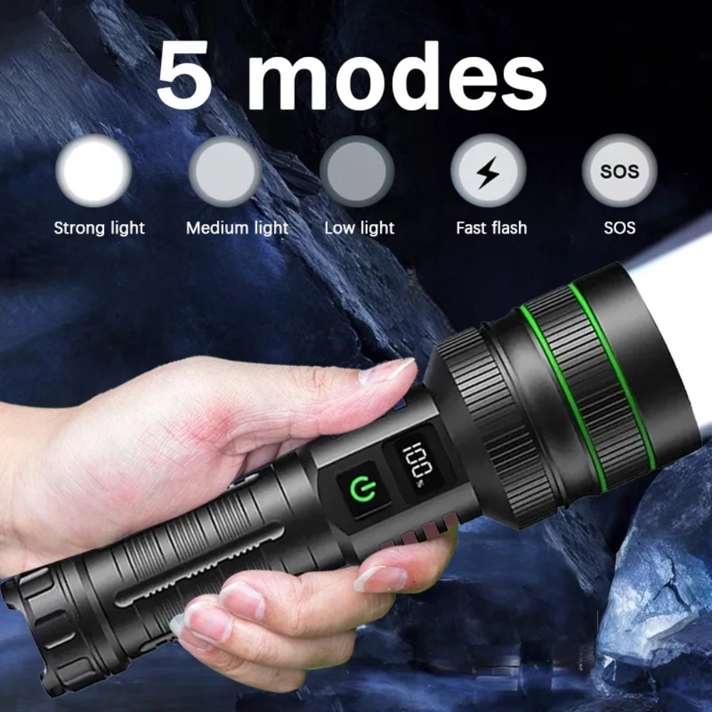 ไฟฉาย LED อันทรงพลัง ซูมได้ ชา - Outdoor Power For Lights บทวิจารณ์และราคา