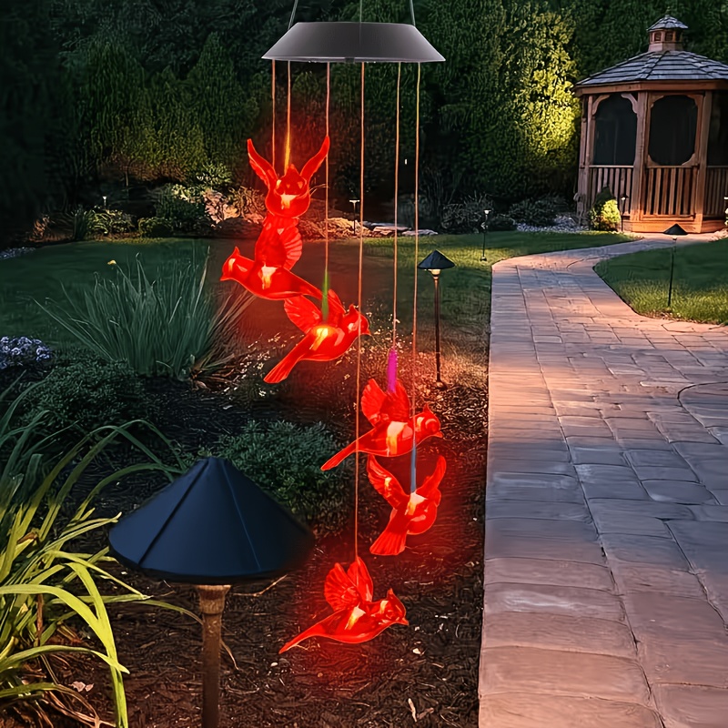 ไฟประดับลมรูปนกเพลิงพลังงานแสง - Outdoor Power For Lights บทวิจารณ์และราคา
