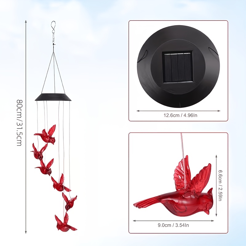 ไฟประดับลมรูปนกเพลิงพลังงานแสง - Outdoor Power For Lights บทวิจารณ์และราคา